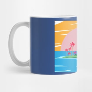 Lonely Island Relaxation Sun Mug